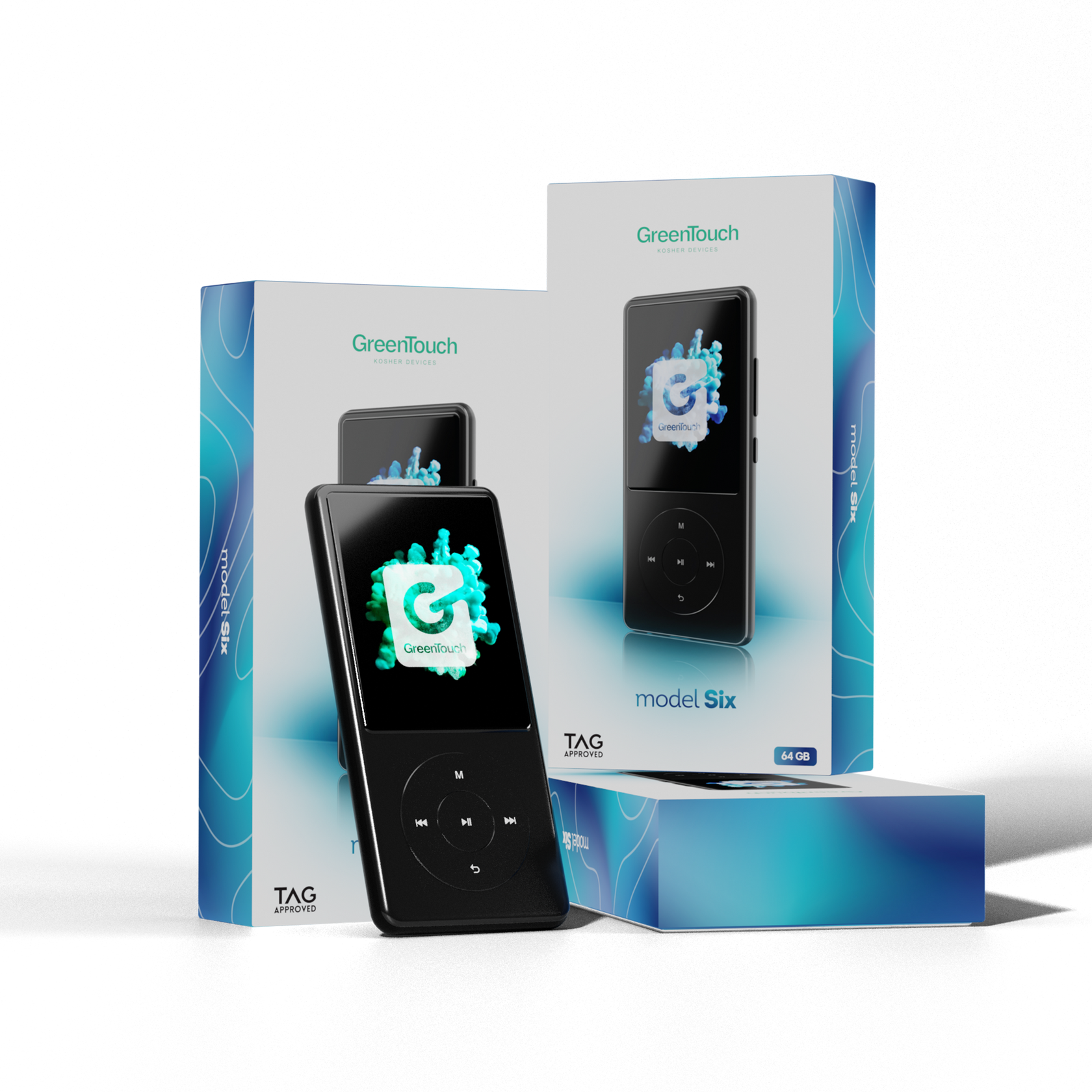 Greentouch Six Player 64GB Black Kosher Greentouchstore